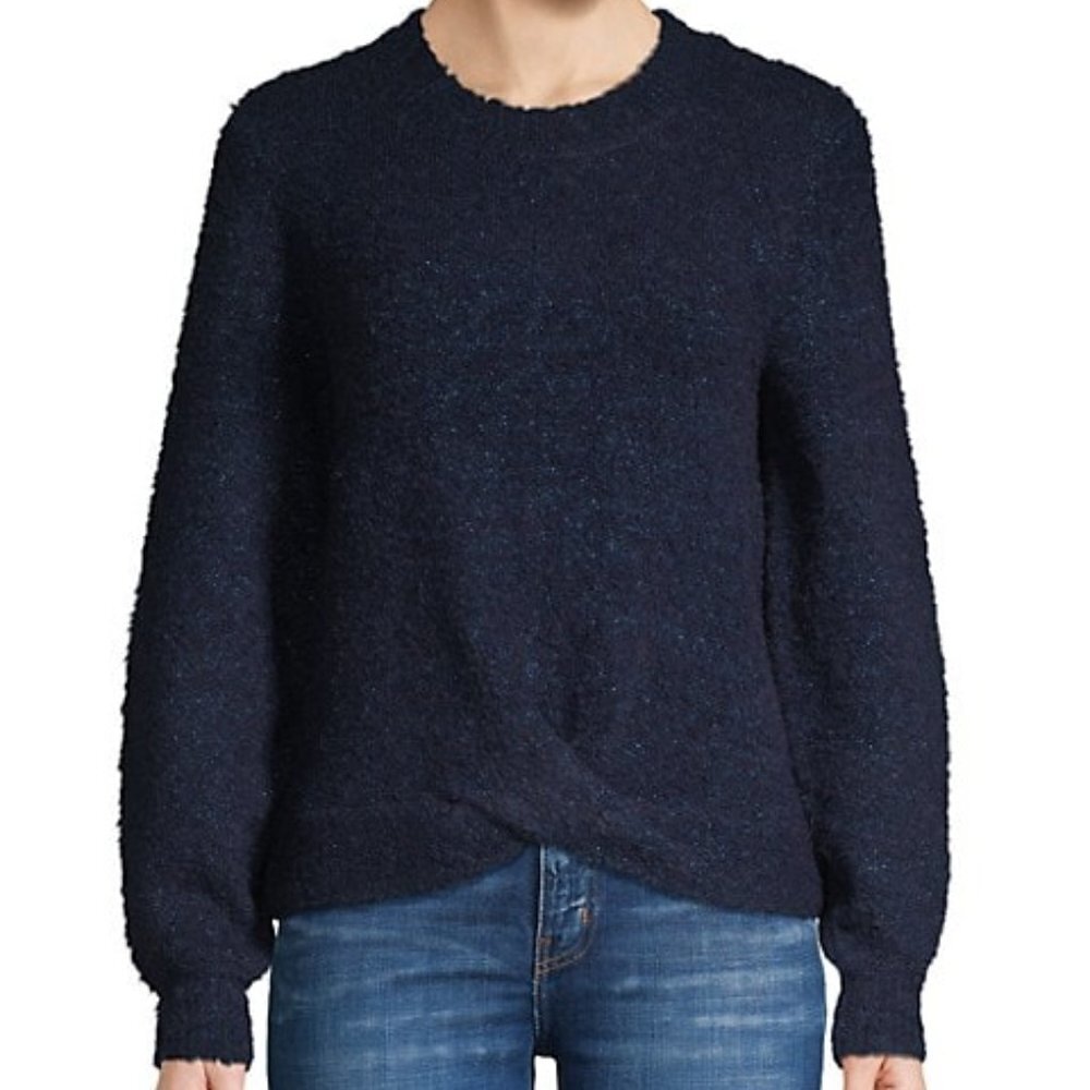 Joie Stavan Midnight Blue Sweater Size: M Nwt